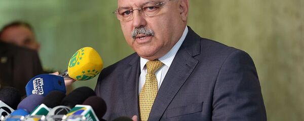 O ministro-chefe do Gabinete de Segurança Institucional (GSI), Sérgio Etchegoyen, concede entrevista no Palácio do Planalto - Sputnik Brasil