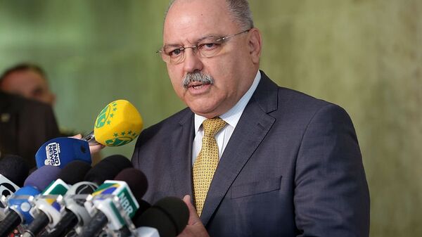 O ministro-chefe do Gabinete de Segurança Institucional (GSI), Sérgio Etchegoyen, concede entrevista no Palácio do Planalto - Sputnik Brasil