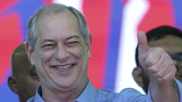 Candidato à presidência nas eleições 2018, Ciro Gomes - Sputnik Brasil