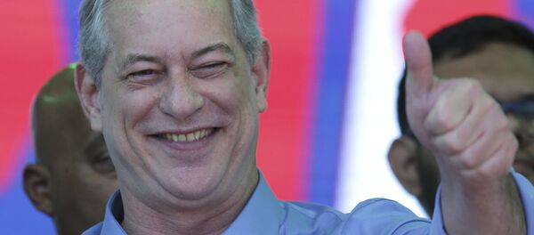 Candidato à presidência nas eleições 2018, Ciro Gomes - Sputnik Brasil