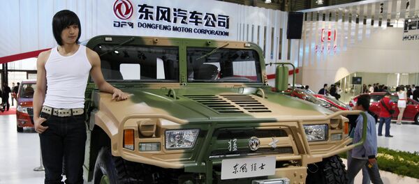 Veículo Dongfeng em exposição na China. - Sputnik Brasil