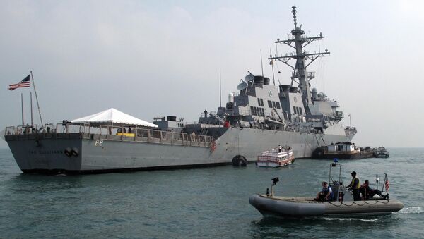 Destróier estadunidense USS The Sullivans (foto de arquivo) - Sputnik Brasil