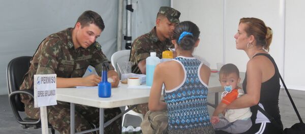 Posto de controle fronteiriço de Pacaraima, Roraima - Sputnik Brasil