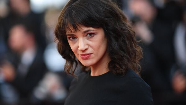 Asia Argento no Festival de Cannes, sul da França em maio deste ano. - Sputnik Brasil