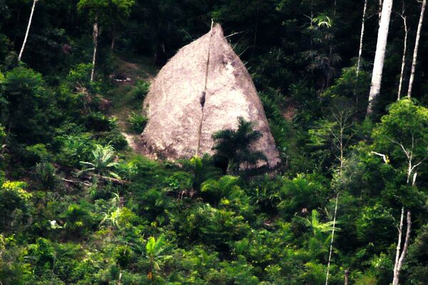 Uma oca indígena é encontrada em expediçao da Funai - Sputnik Brasil