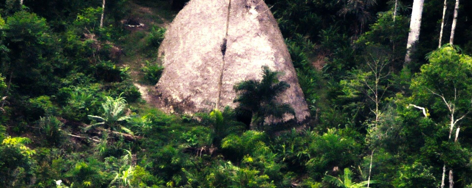 Uma oca indígena é encontrada em expediçao da Funai - Sputnik Brasil, 1920, 14.02.2025