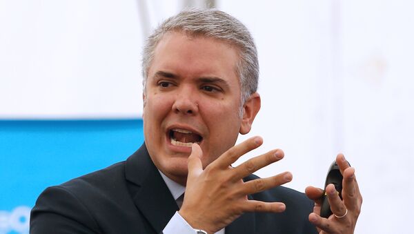 Iván Duque, presidente da Colômbia. - Sputnik Brasil