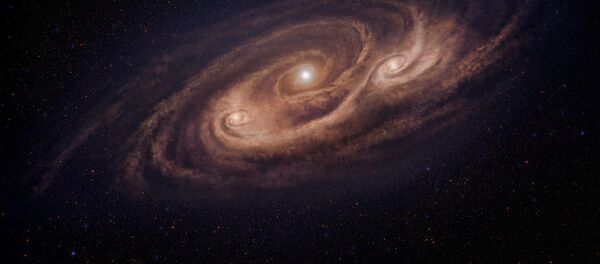 Imagem ilustrativa da galáxia COSMOS-AzTEC- 1 - Sputnik Brasil