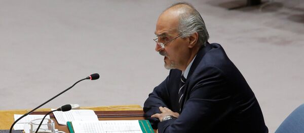 Embaixador da Síria na ONU Bashar al-Jaafari. - Sputnik Brasil
