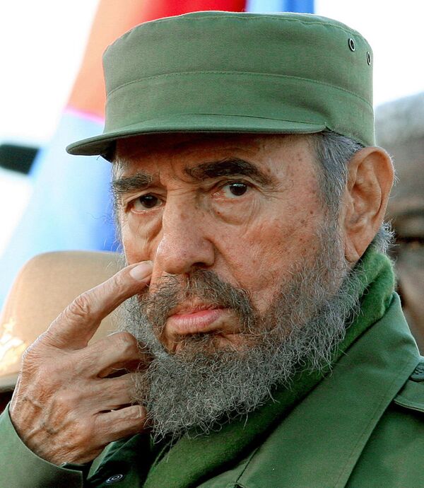 Presidente de Cuba, Fidel Castro - Sputnik Brasil