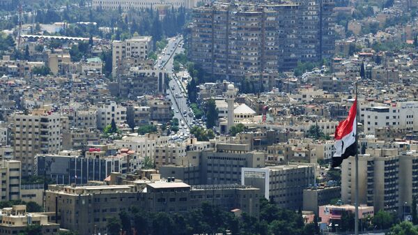 Vista da Montanha Qasioun em Damasco  - Sputnik Brasil