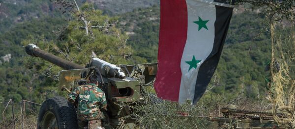 Exército sírio na província de Idlib - Sputnik Brasil