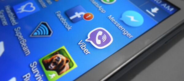 Ícone do aplicativo Viber no celular - Sputnik Brasil