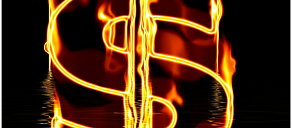 Símbolo do dólar - Sputnik Brasil