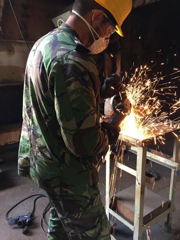 Trabalhos no navio Trabalhos no navio - Sputnik Brasil