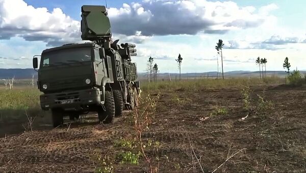 Sistema móvel de mísseis terra-ar Pantsir-S  - Sputnik Brasil