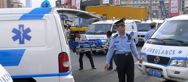 Ambulância chinesa (imagem referencial) - Sputnik Brasil