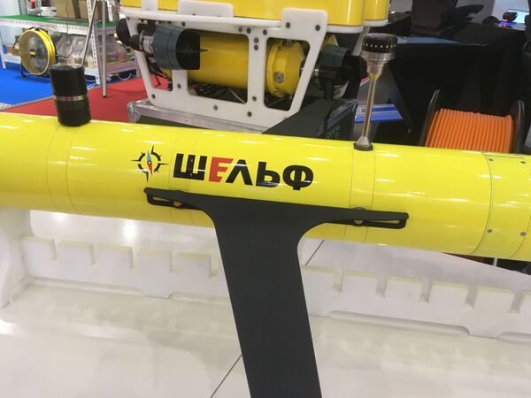 Aparelho subaquático Shelf que pode ser usado para operações de busca e salvamento - Sputnik Brasil