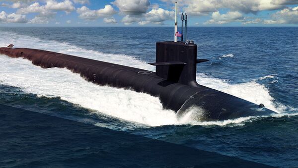 Submarino nuclear norte-americano da classe Columbia - Sputnik Brasil