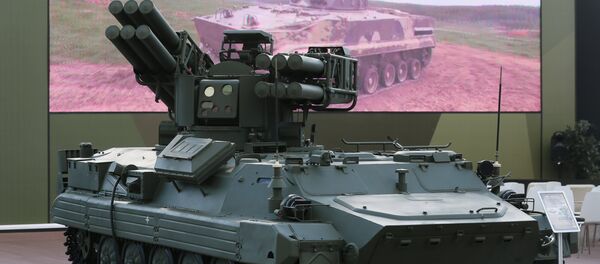 Sistema de mísseis antiaéreos russo Sosna no âmbito do Fórum Internacional Técnico-Militar EXÉRCITO 2018 - Sputnik Brasil
