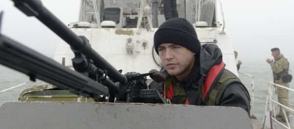 Serviço fronteiriço da guarda costeira ucraniana no mar de Azov (foto de arquivo) - Sputnik Brasil