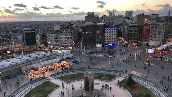 Praça Taksim no centro de Istambul (arquivo) - Sputnik Brasil