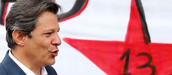 Fernando Haddad, ex-prefeito de São Paulo e candidato à presidência do Brasil pelo PT - Sputnik Brasil