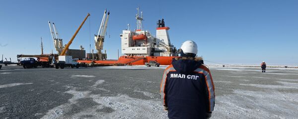 Instalação de Gás Natural Liquefeito (GNL) em Yamal, na Rússia Instalação de Gás Natural Liquefeito (GNL) em Yamal, na Rússia - Sputnik Brasil