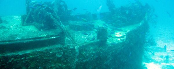 Naufrágio no fundo marítimo (imagem referencial) - Sputnik Brasil