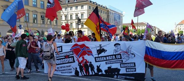 Marcha anti-G7 na Baviera. Marcha anti-G7 na Baviera. - Sputnik Brasil