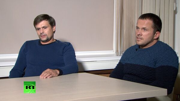 Entrevista de Ruslan Boshirov e Aleksandr Petrov ao canal de TV russo RT - Sputnik Brasil