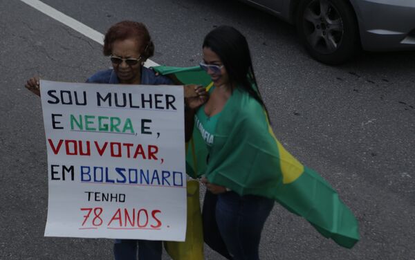 Ato em defesa de Jair Bolsonaro no Rio de Janeiro. - Sputnik Brasil