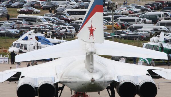 Motores do bombardeiro estratégico russo Tu-160 - Sputnik Brasil