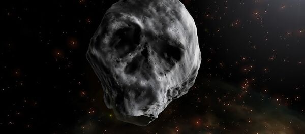 Asteróide 2015 TB145 de forma parecida com o crânio humano - Sputnik Brasil