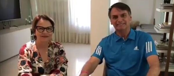 Bolsonaro e Tereza Cristina, da FPA. - Sputnik Brasil