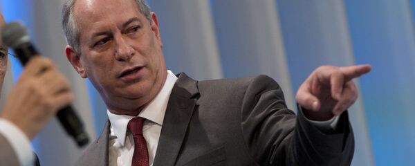 Ciro Gomes no debate dos presidenciáveis da Globo. - Sputnik Brasil