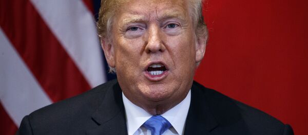 Presidente dos EUA, Donald Trump, discursa durante uma sessão da Assembleia Geral, em Nova York, em 26 de setembro de 2018 - Sputnik Brasil