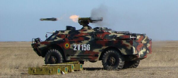 Veículo 9P148 das Forças Armadas da Romênia (foto de arquivo) - Sputnik Brasil