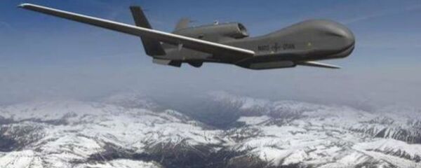 Drone RQ-4 Global Hawk da Força Aérea dos EUA - Sputnik Brasil