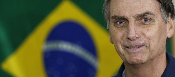 Candidato à presidência Jair Bolsonaro, 7 de outubro de 2018 - Sputnik Brasil