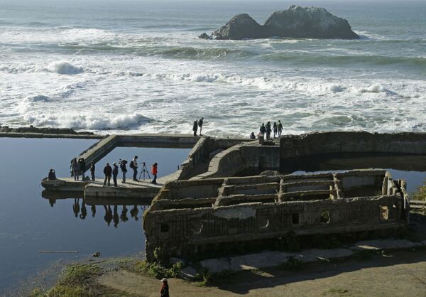 Ruínas da piscina pública de Sutro em São Francisco, EUA - Sputnik Brasil