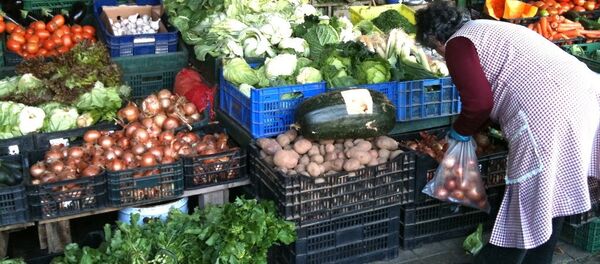 Mercado em Espanha - Sputnik Brasil