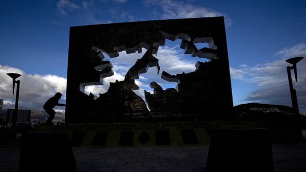 Memorial em Ushuaia da Guerra das Malvinas - Sputnik Brasil
