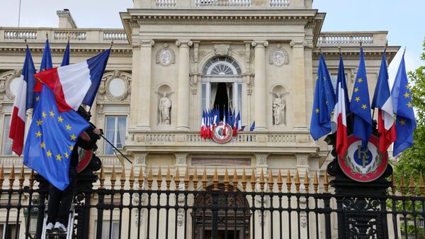 Ministério das Relações Exteriores da França, em Paris (foto de arquivo) - Sputnik Brasil