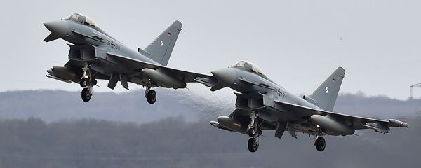 Caças da Força Aérea da Alemanha Eurofighter Caças da Força Aérea da Alemanha Eurofighter - Sputnik Brasil