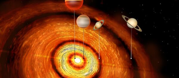 Estrela CI Tau com quatro planetas - Sputnik Brasil