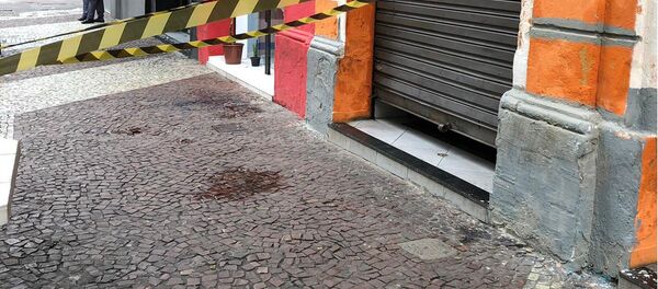 Local do crime em São Paulo. - Sputnik Brasil