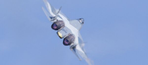 Caça russo da quinta geração Su-57 Caça russo da quinta geração Su-57 - Sputnik Brasil