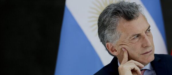 Mauricio Macri, presidente de Argentina - Sputnik Brasil
