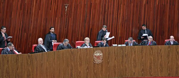 Sessão plenária jurisdicional do TSE (outubro de 2018) - Sputnik Brasil